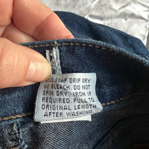 80s Vintage Calvin Klein Denim Skirt | 100% Cotton | Midi Length | Size 6 - Picture 11 of 15